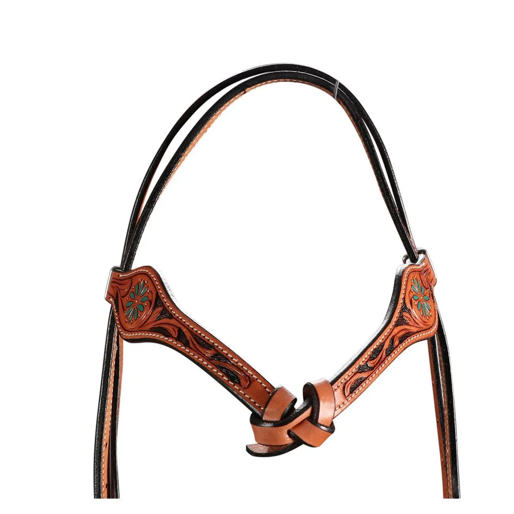 Fort Worth Iroquois Knotted Headstall