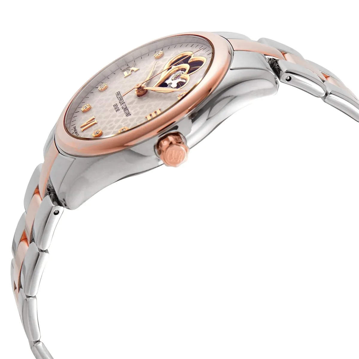 Frederique Constant Double Heart Beat Automatic Diamond Ladies Watch FC-310LGDHB3B2B