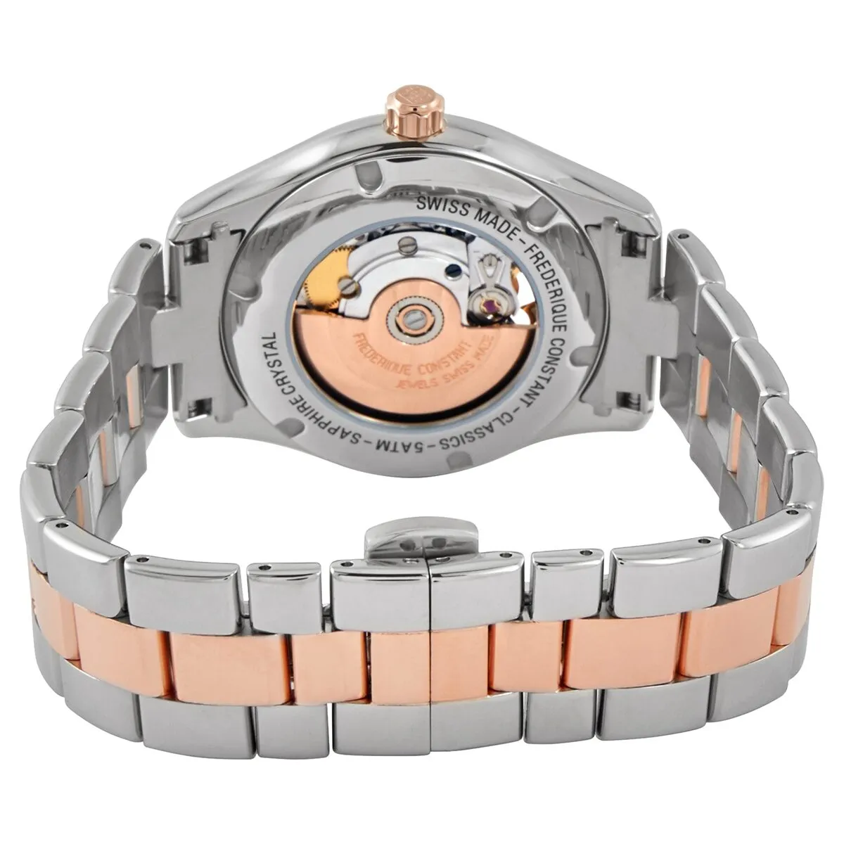 Frederique Constant Double Heart Beat Automatic Diamond Ladies Watch FC-310LGDHB3B2B
