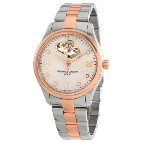 Frederique Constant Double Heart Beat Automatic Diamond Ladies Watch FC-310LGDHB3B2B