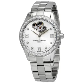 Frederique Constant Double Heart Beat Automatic Diamond Ladies Watch FC-310WDHB3BD6B