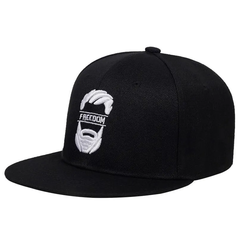 Freedom embroidery snapback baseball cap / Rock Style caps for men & women