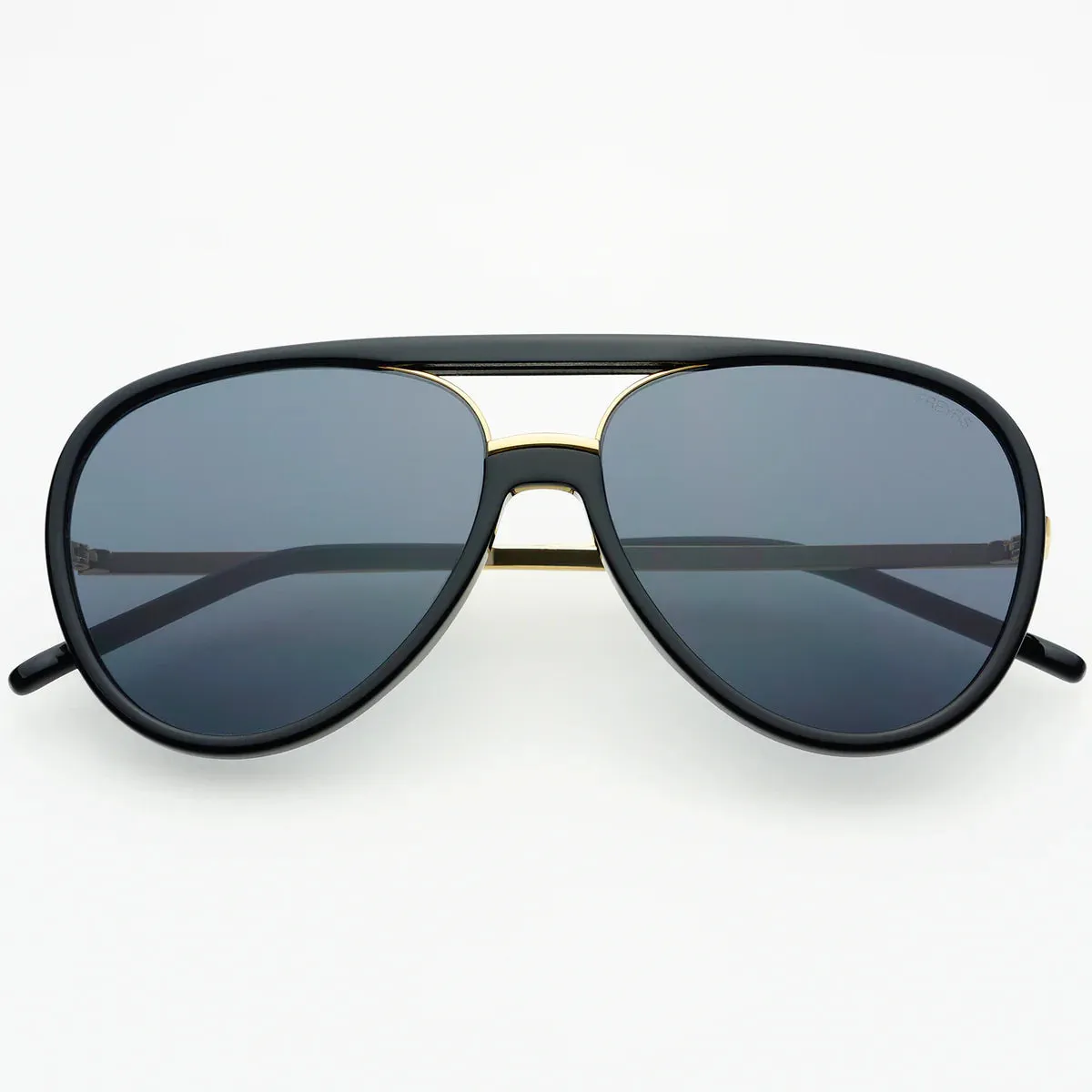 Freyrs Shay Black Aviator Sunglasses