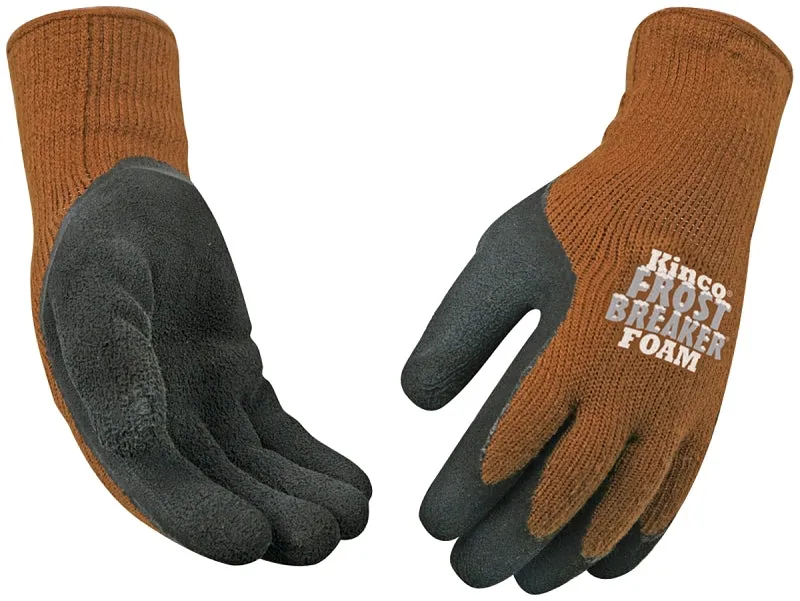 Frost Breaker 1787-S High-Dexterity Protective Gloves, Men's, S, 11 in L, Regular Thumb, Knit Wrist Cuff, Acrylic, Brown :PR: QUANTITY: 1