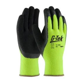 G-Tek Acrylic Knit Latex Palm Winter Work Gloves - Pack of 12 Pairs