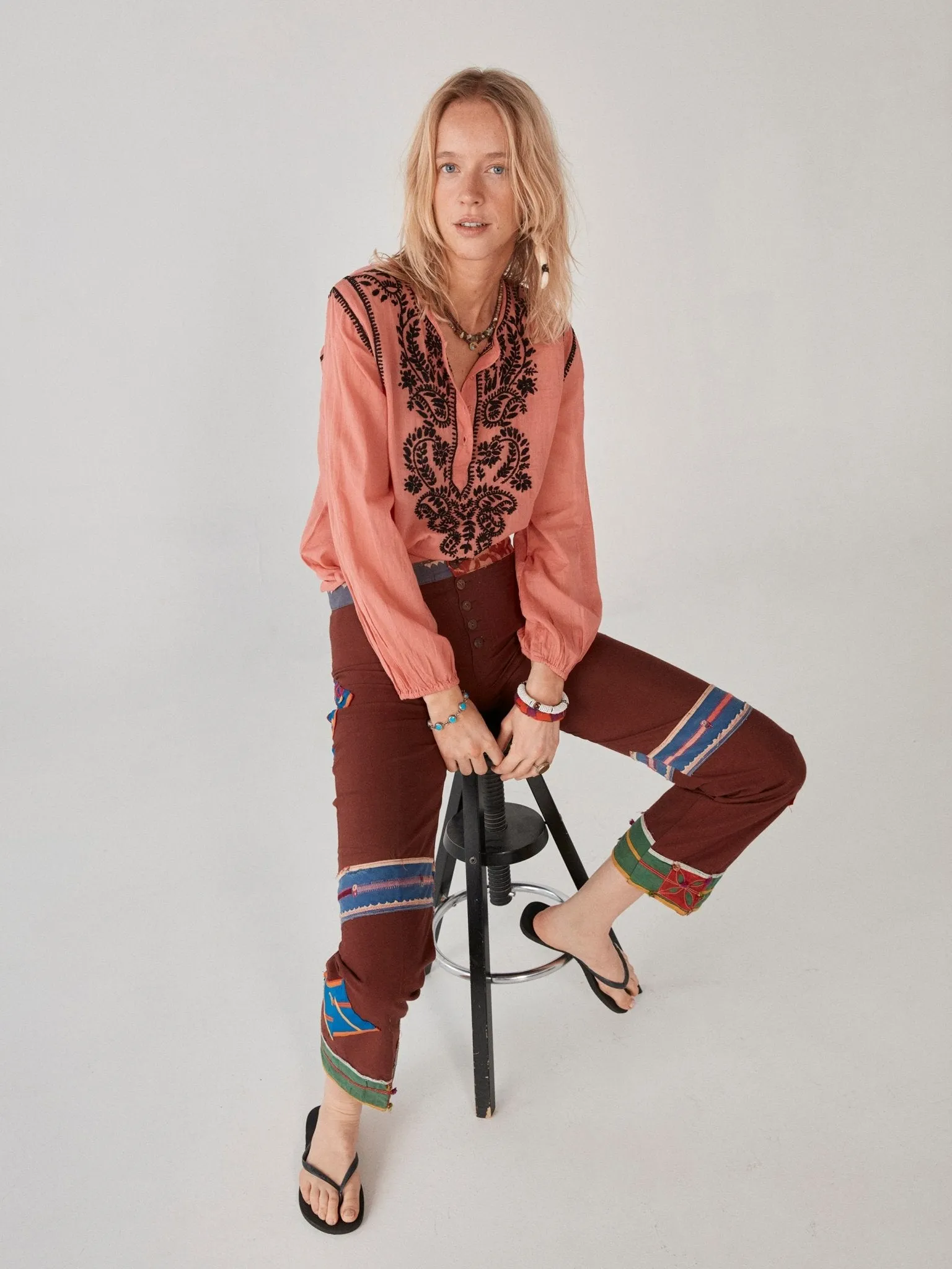 Gabriela Blouse - Raspberry