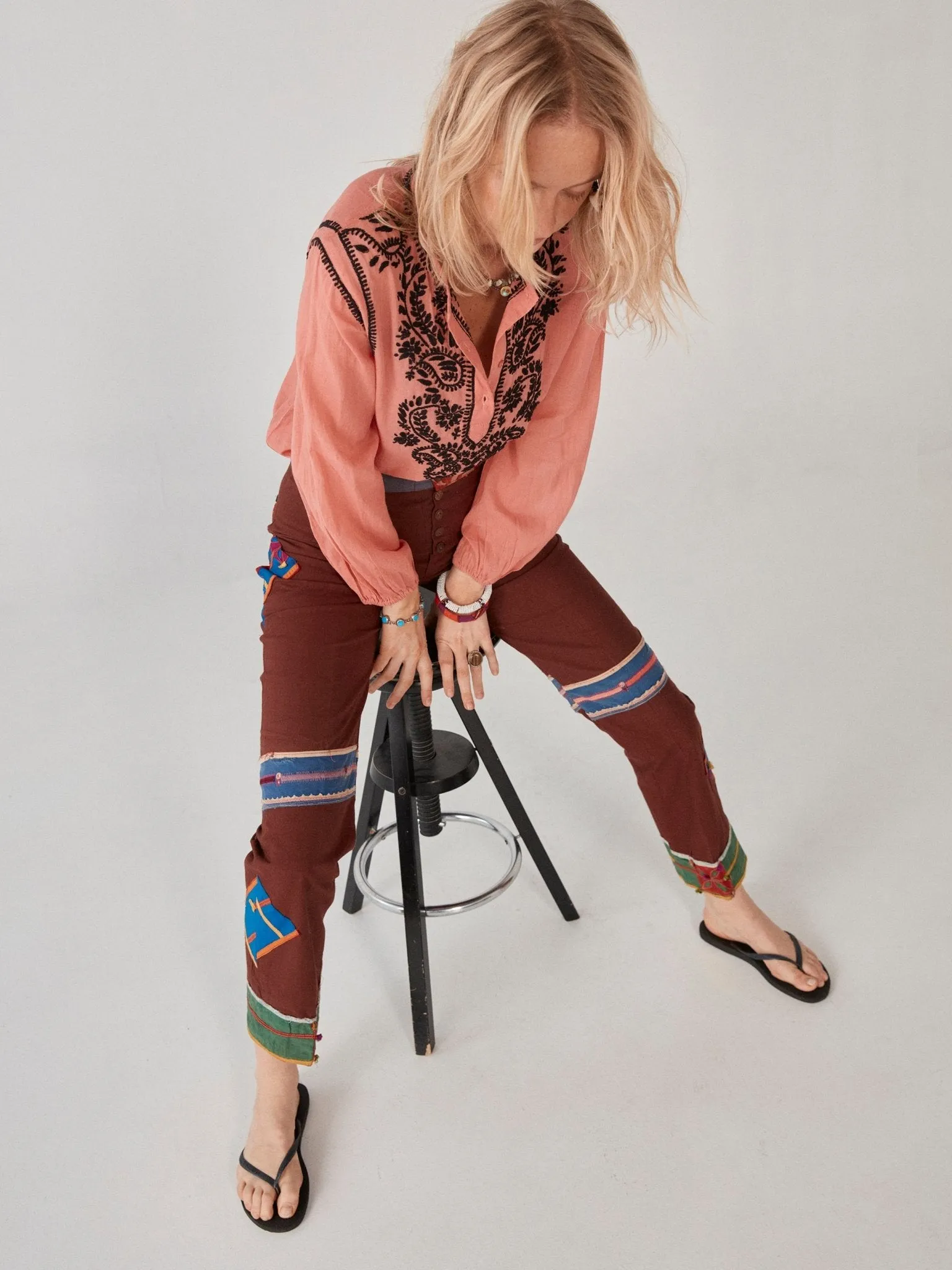 Gabriela Blouse - Raspberry