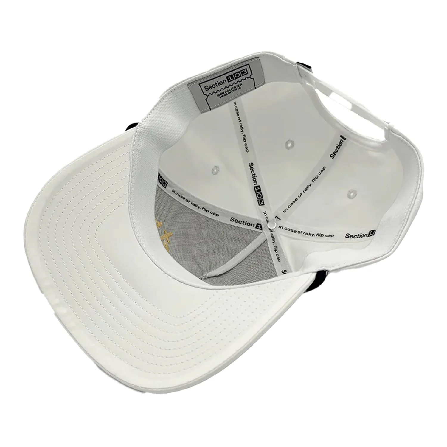Georgia Tech Yellow Jackets White Script Rope Hat