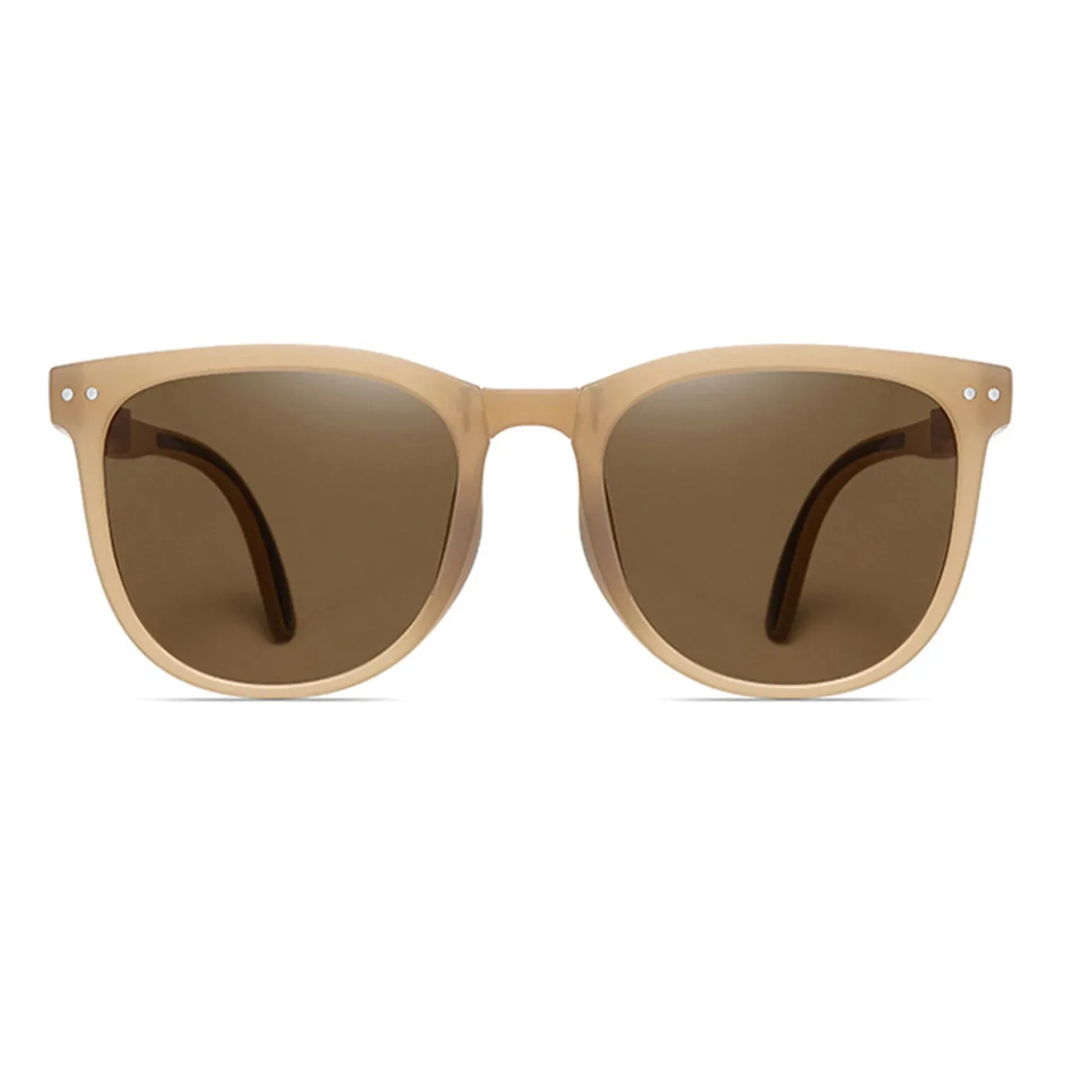 Grace | Square/Beige/TR90 Folding Sunglasses