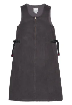 Gramicci Women's Waffle Cord Mid-Length Dress - Foggy Grey Dye