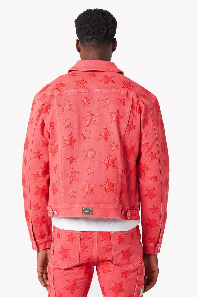 Guapi Jacket - Raspberry Stars - Red