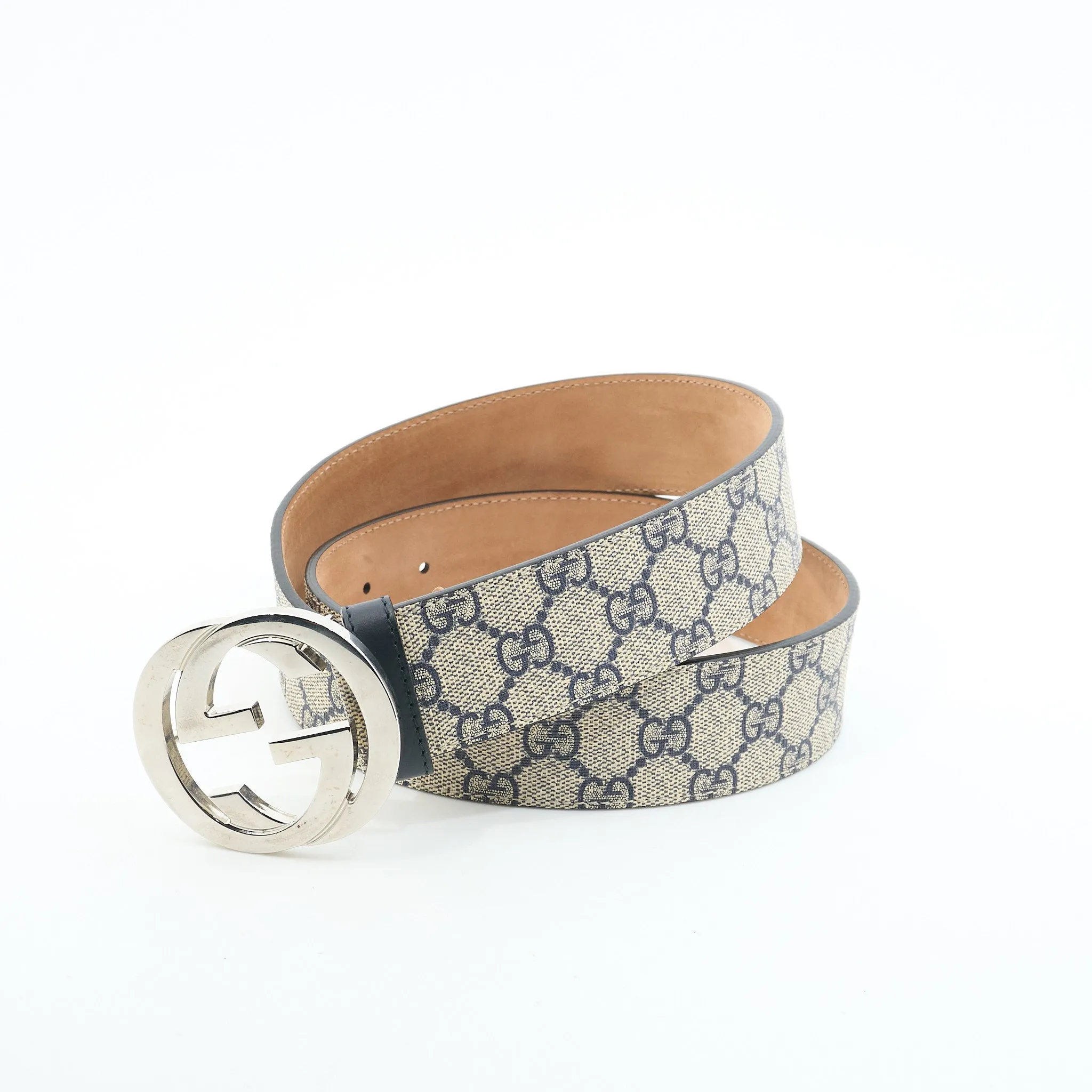 Gucci GG Supreme Belt with G Buckle