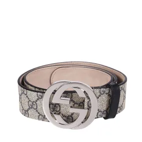 Gucci GG Supreme Belt with G Buckle