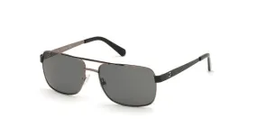 Guess GU6968 08D Polarized Wire Aviator Gray Sunglasses