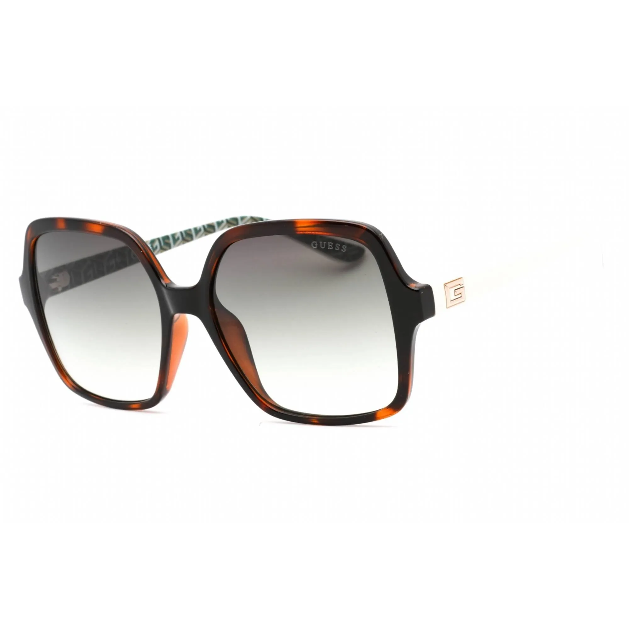 Guess Women's Sunglasses - Full Rim Dark Havana Rectangular Shaped | GU7921-H 52P