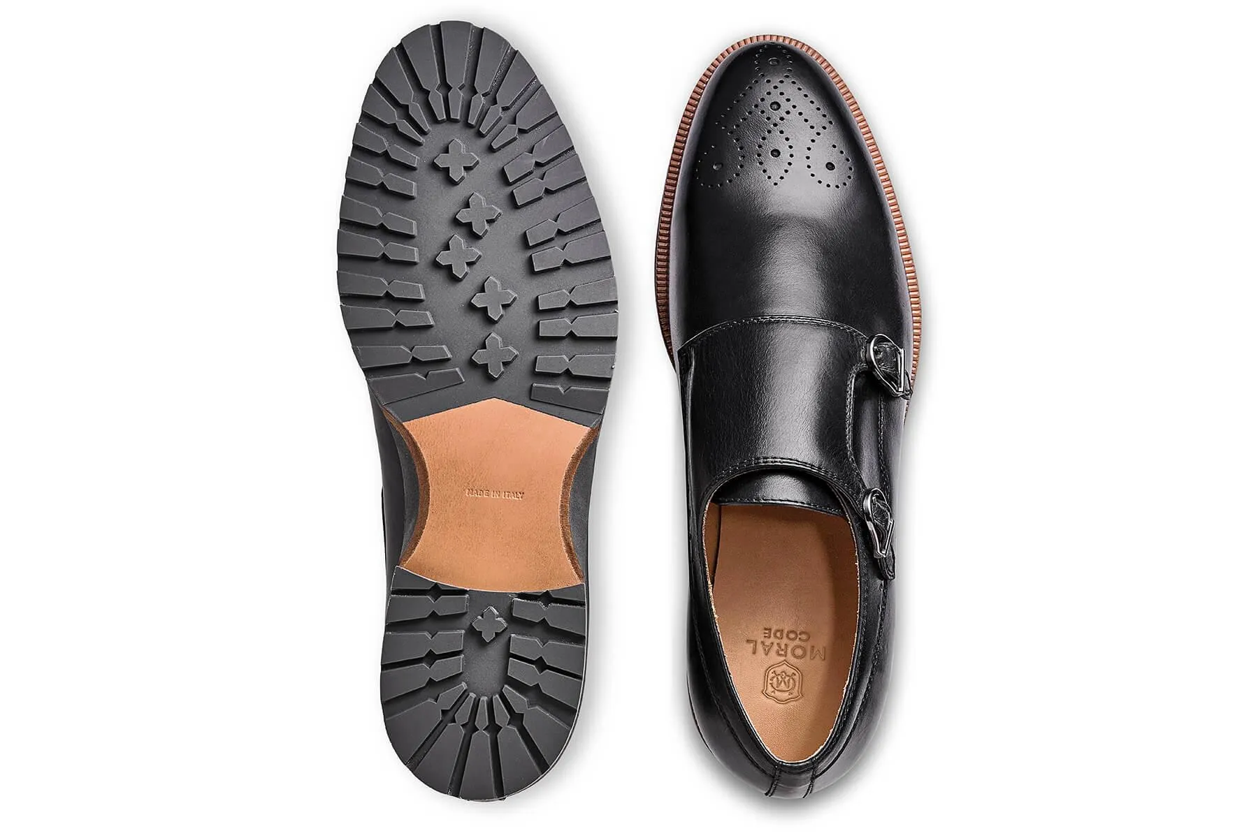 Gunnar Men's Double-Strap Monk Dress Shoe