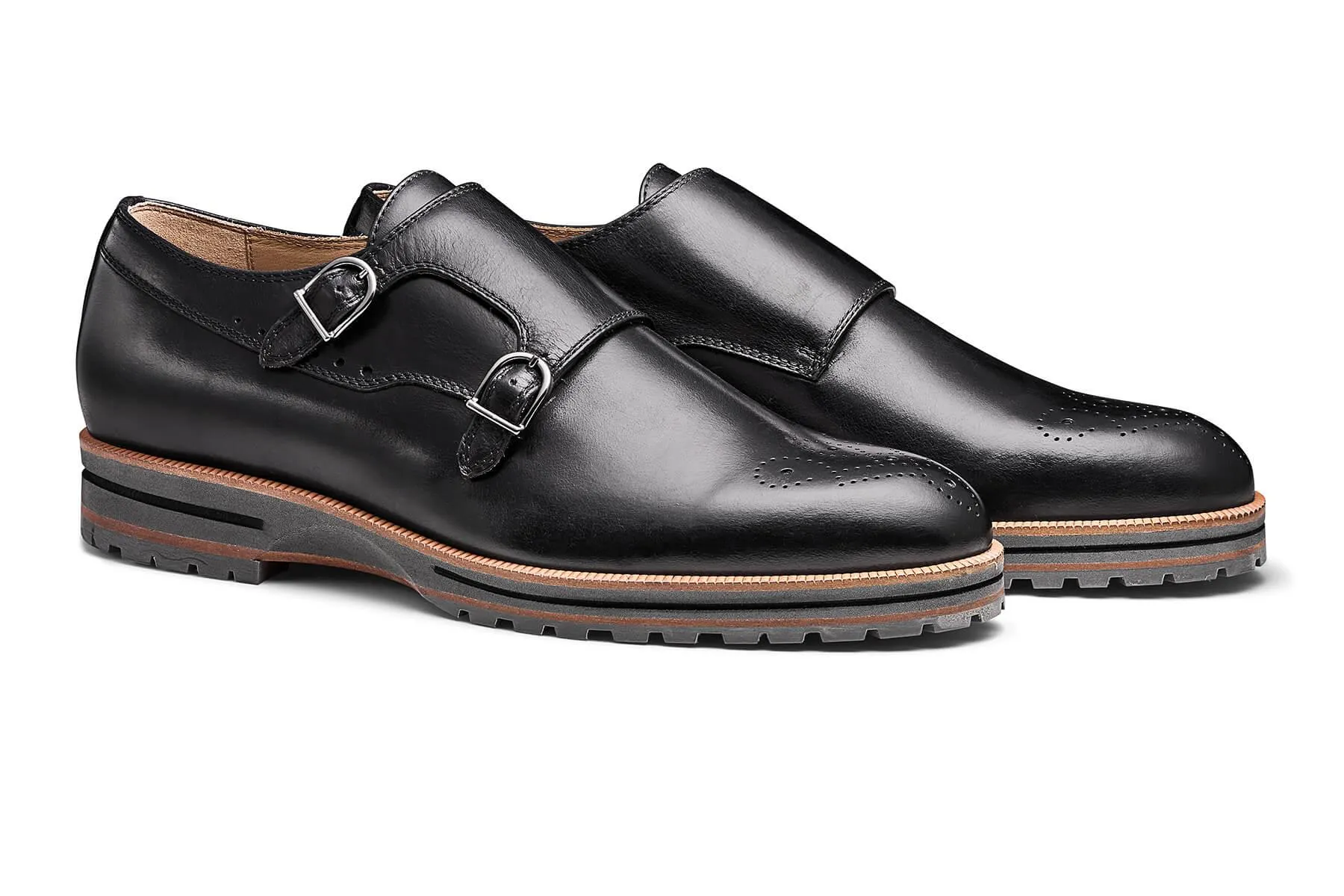 Gunnar Men's Double-Strap Monk Dress Shoe