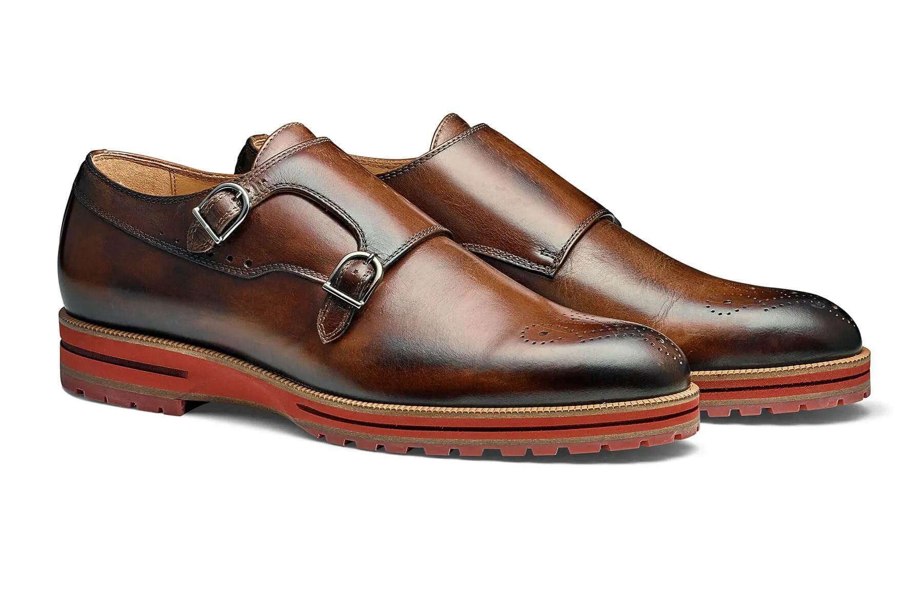 Gunnar Men's Double-Strap Monk Dress Shoe