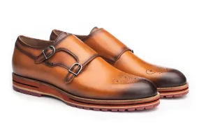 Gunnar Men's Double-Strap Monk Dress Shoe