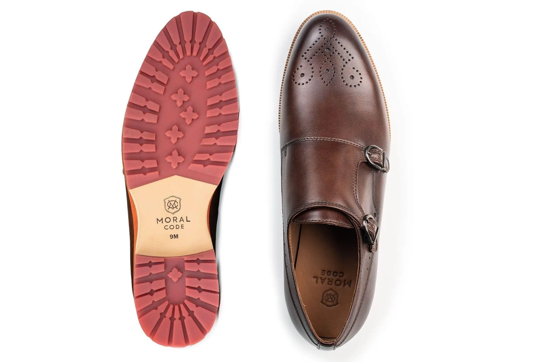 Gunnar Men's Double-Strap Monk Dress Shoe