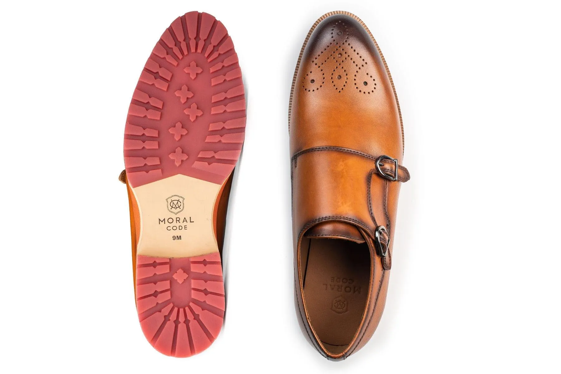 Gunnar Men's Double-Strap Monk Dress Shoe