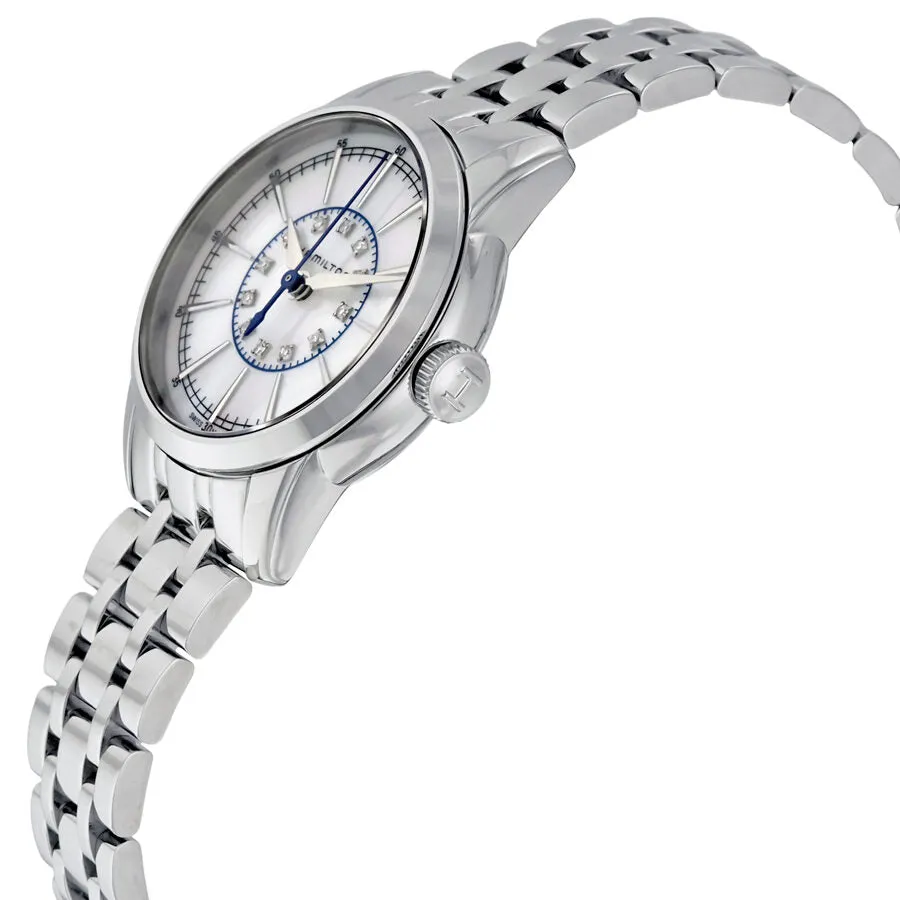 Hamilton Railroad White Mother of Pearl Dial Ladies Watch H40311191
