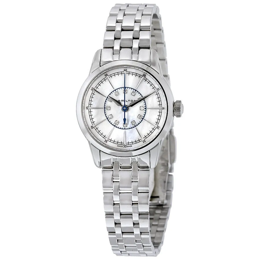 Hamilton Railroad White Mother of Pearl Dial Ladies Watch H40311191