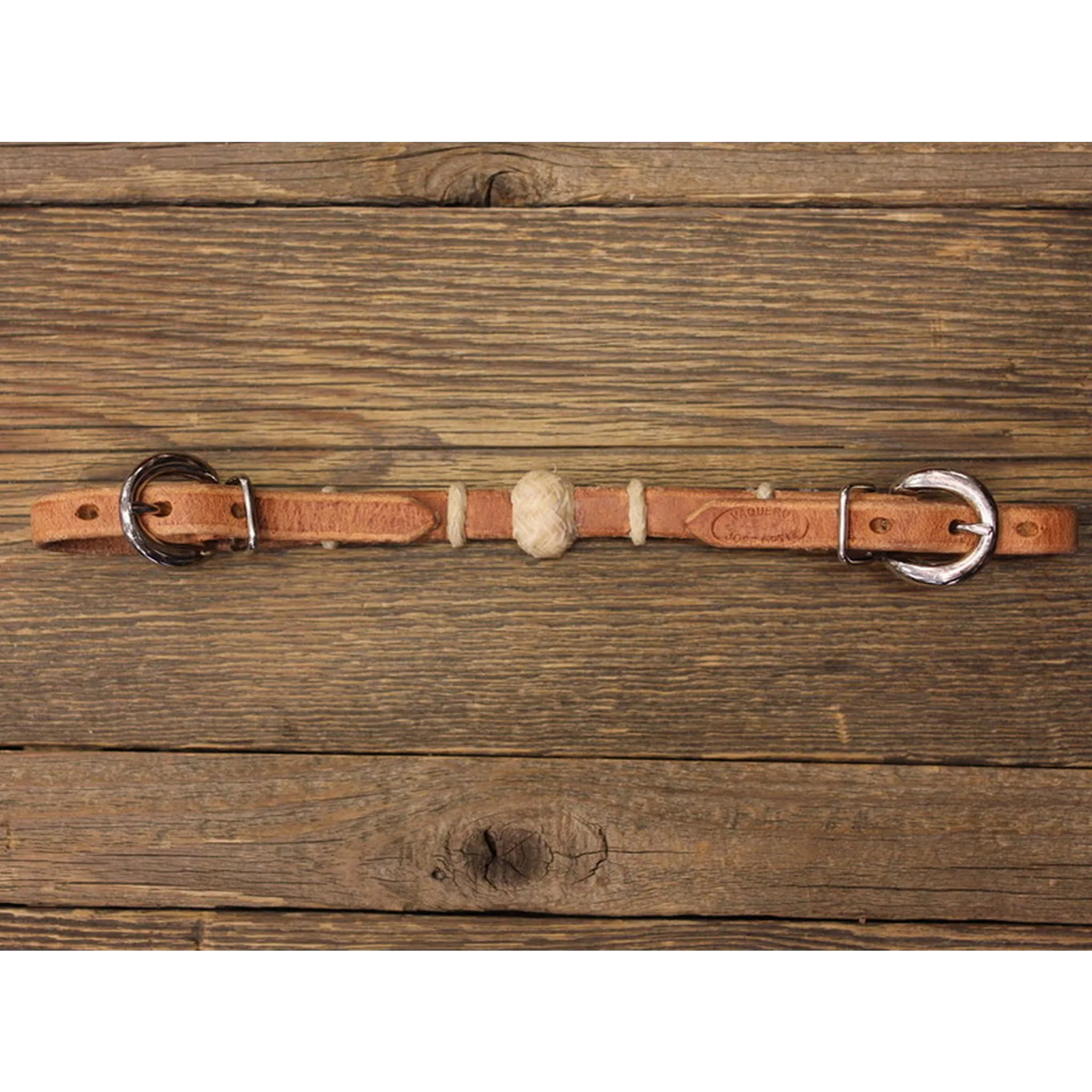 Harness Leather Curb with Buckles
