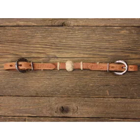 Harness Leather Curb with Buckles