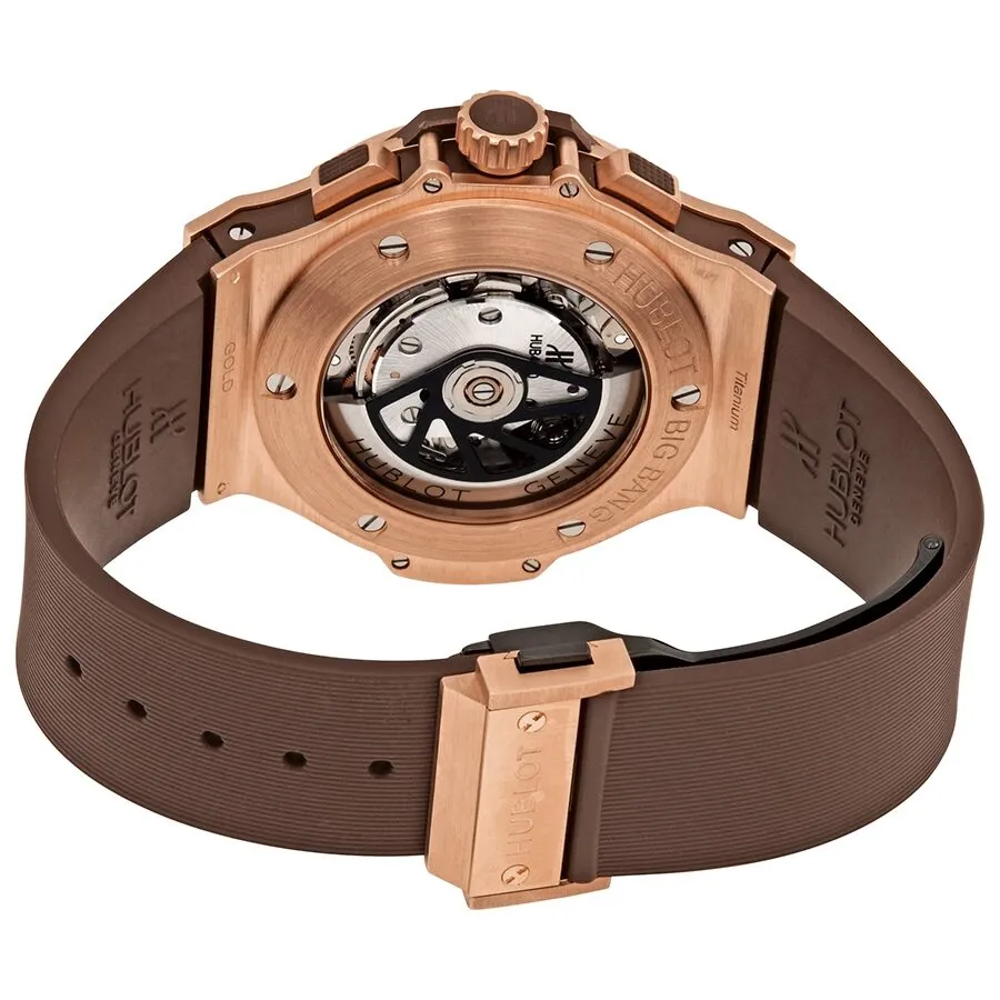 Hublot Big Bang 18kt Rose Gold Automatic Chronograph Diamond Men's Watch 301.PC.3180.RC.1104