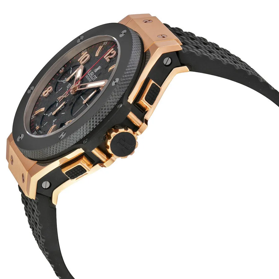 Hublot Big Bang Automatic Black Checker Pattern Dial Black Rubber Men's Watch 341.PB.131.RX