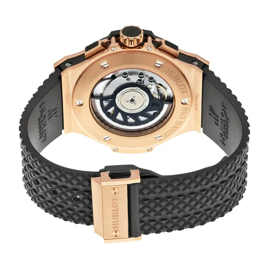 Hublot Big Bang Automatic Black Checker Pattern Dial Black Rubber Men's Watch 341.PB.131.RX
