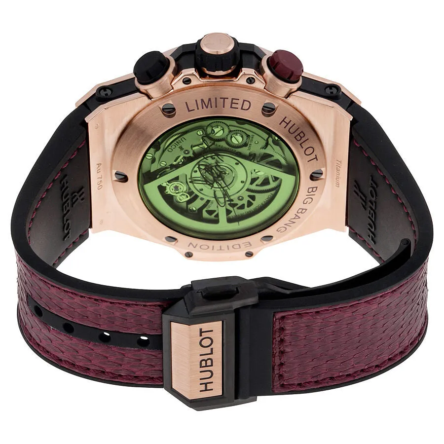 Hublot Big Bang Unico Chronograph Vino 18kt King Gold Automatic Limited Kobe Bryant Edition Men's Watch 413.OX.4738.PR.KOB15