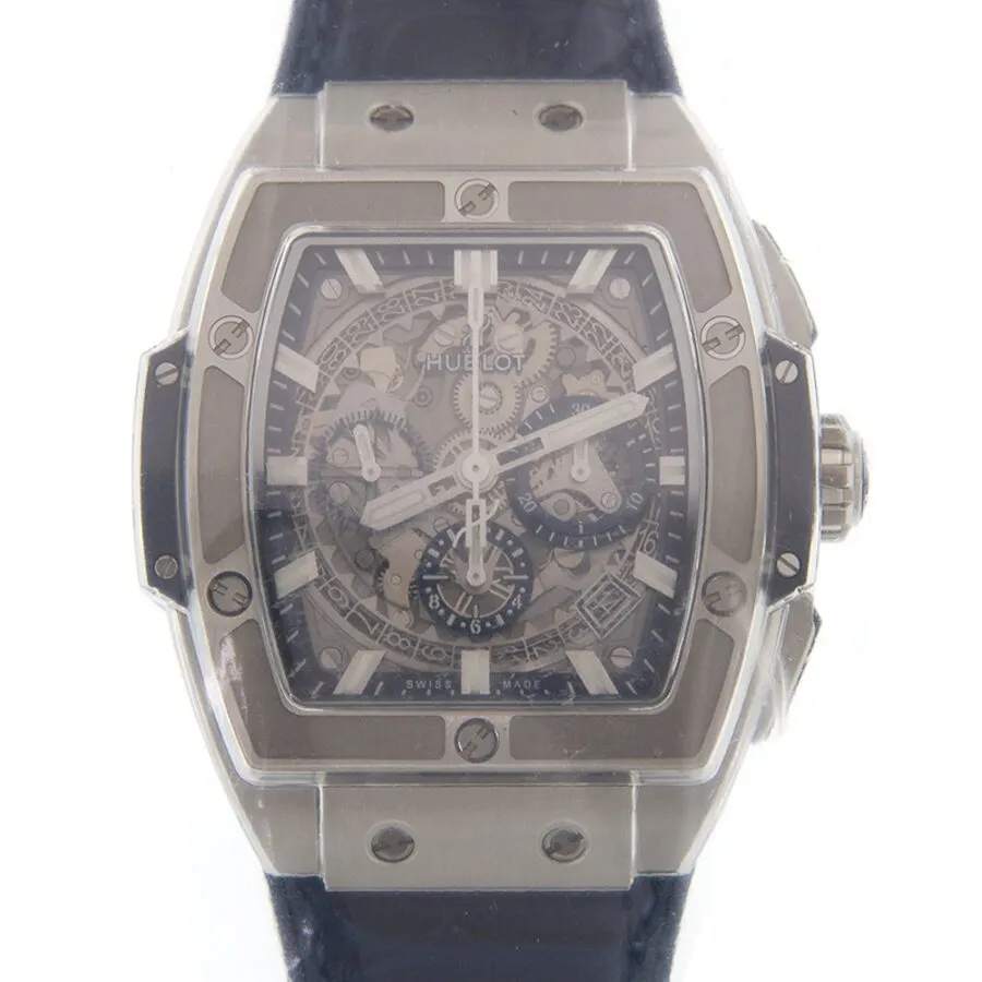 Hublot Spirit of Big Bang Chronograph Automatic Silver Dial Men's Watch 641.NX.7170.LR