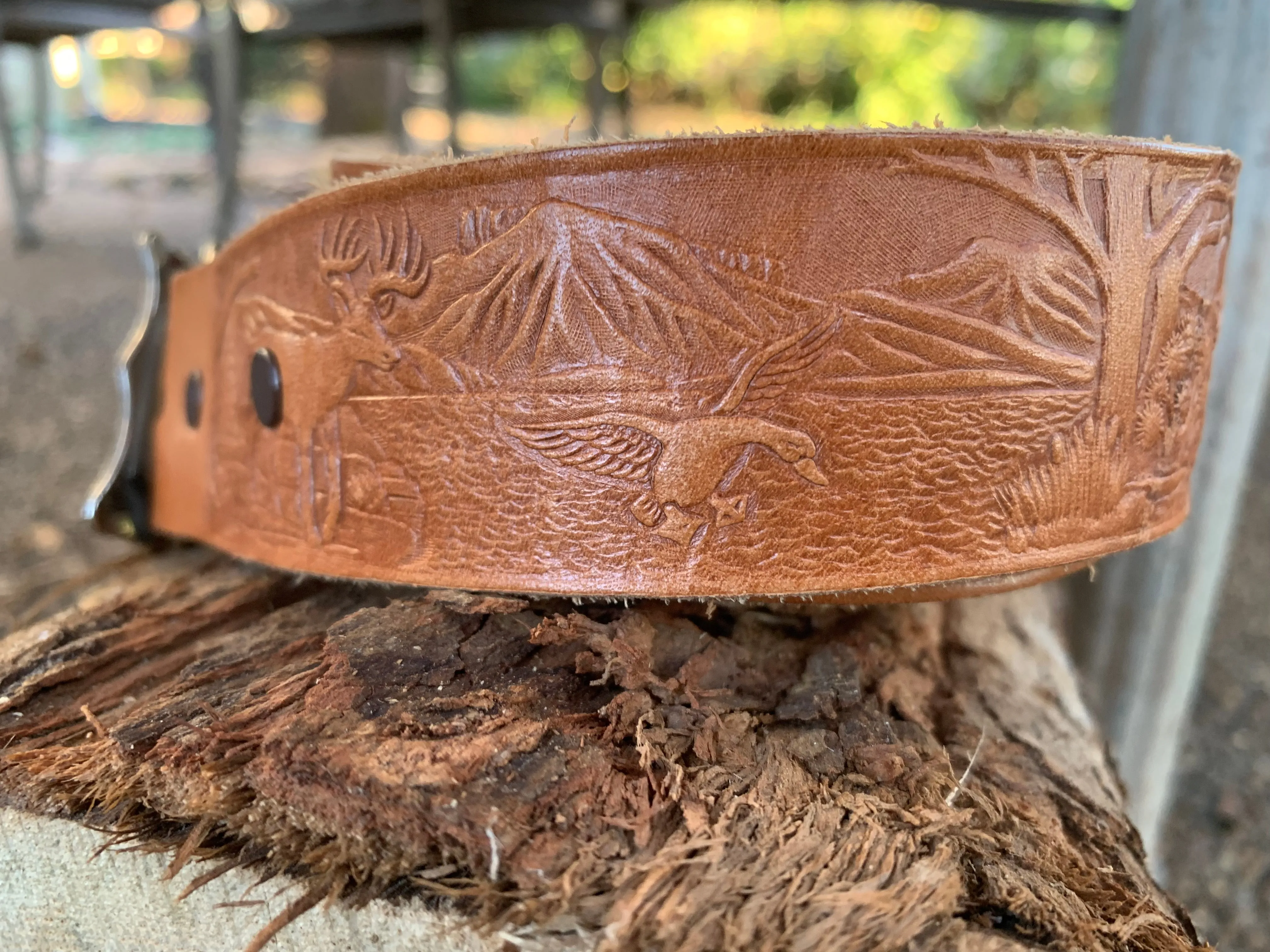 Hunter Vintage Western Snap-Back Belt