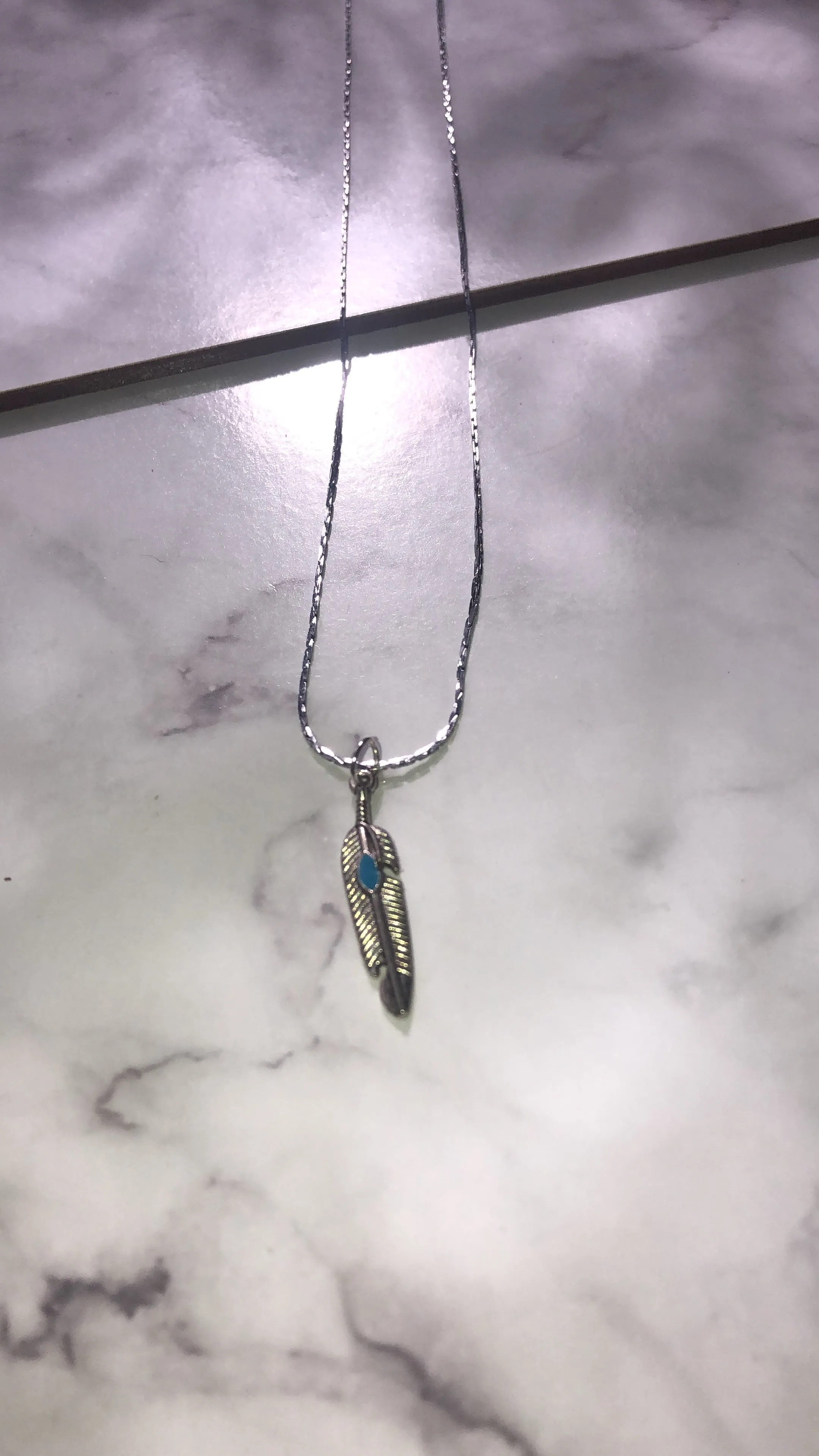 Indian leaf necklace