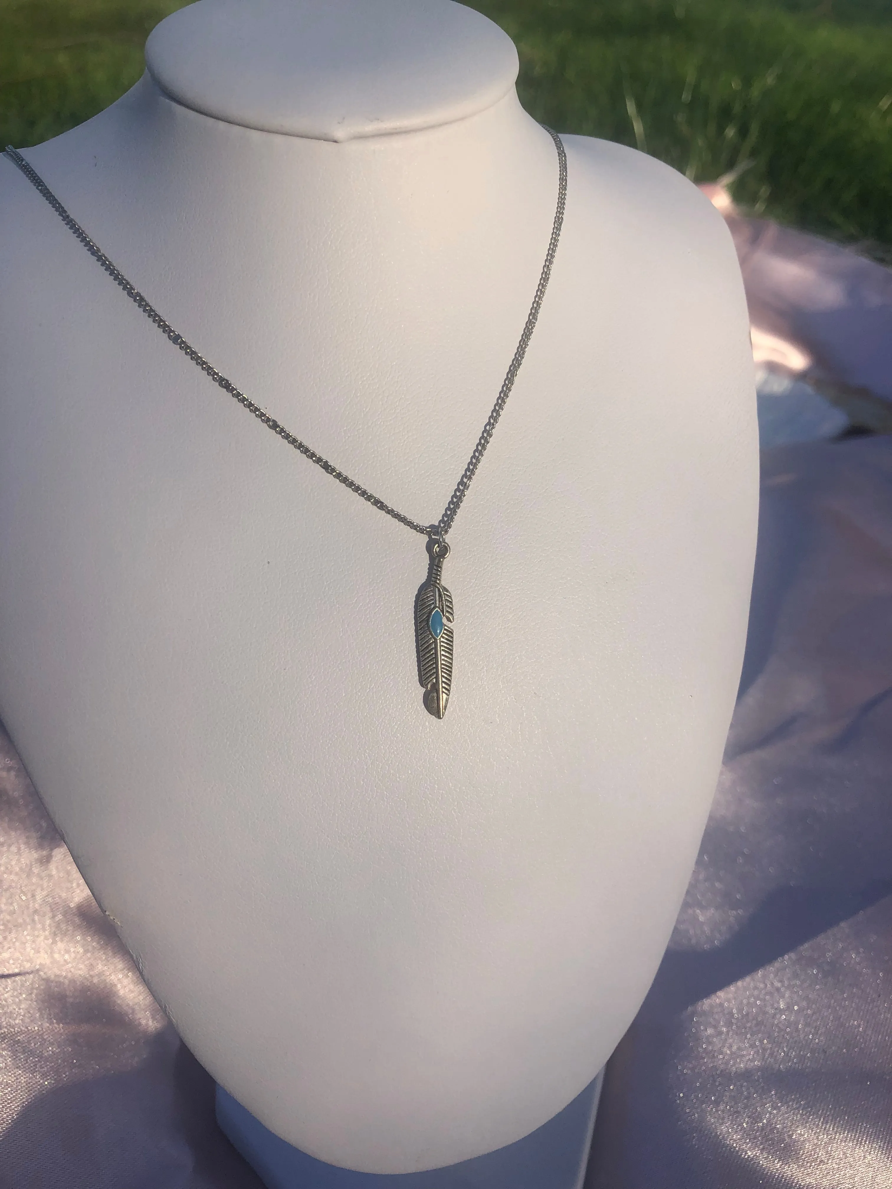 Indian leaf necklace
