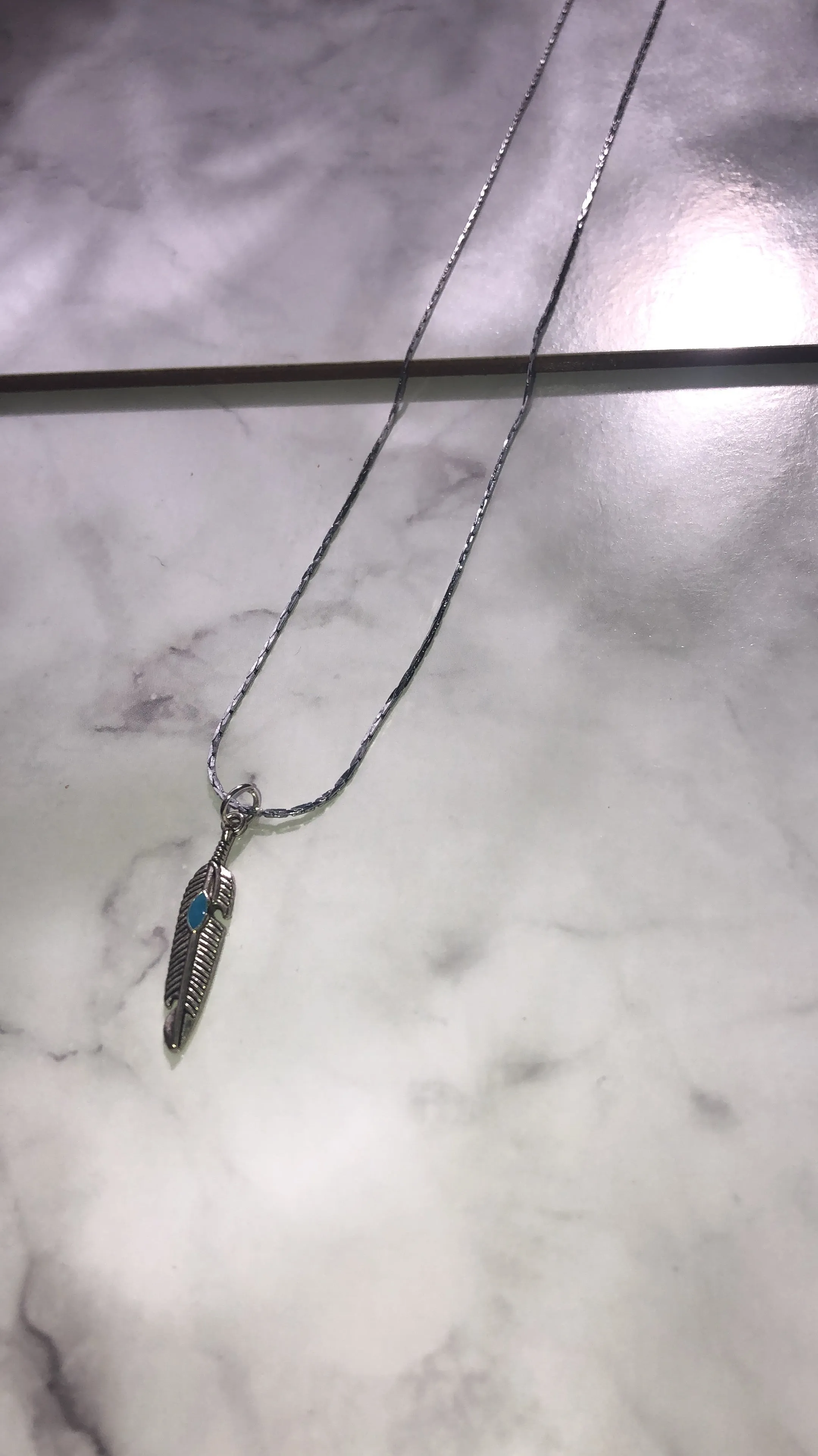 Indian leaf necklace