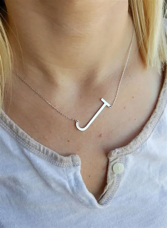Initial Necklaces - Gold or Silver