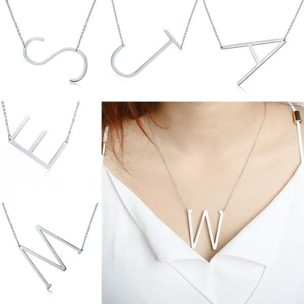 Initial Necklaces - Gold or Silver
