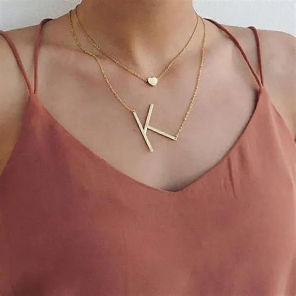 Initial Necklaces - Gold or Silver