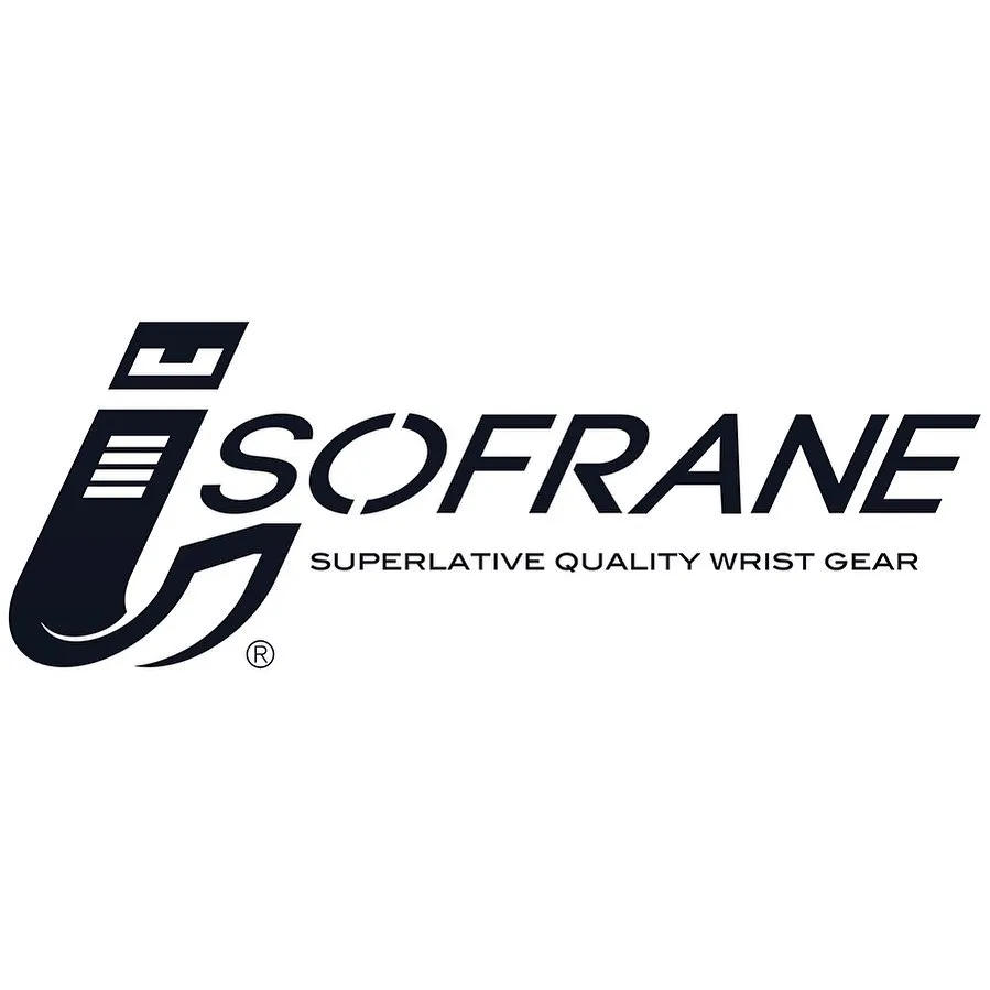 ISOfrane Black Rubber Watch Strap