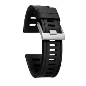 ISOfrane Black Rubber Watch Strap