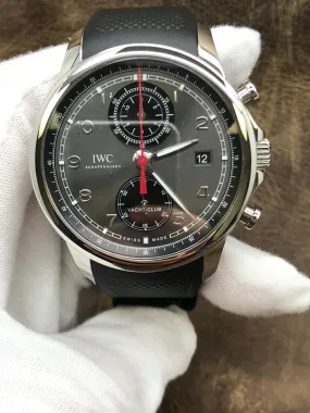 IWC Portugieser Yacht Club Chronograph IW390503 Slate Dial Automatic Men's Watch