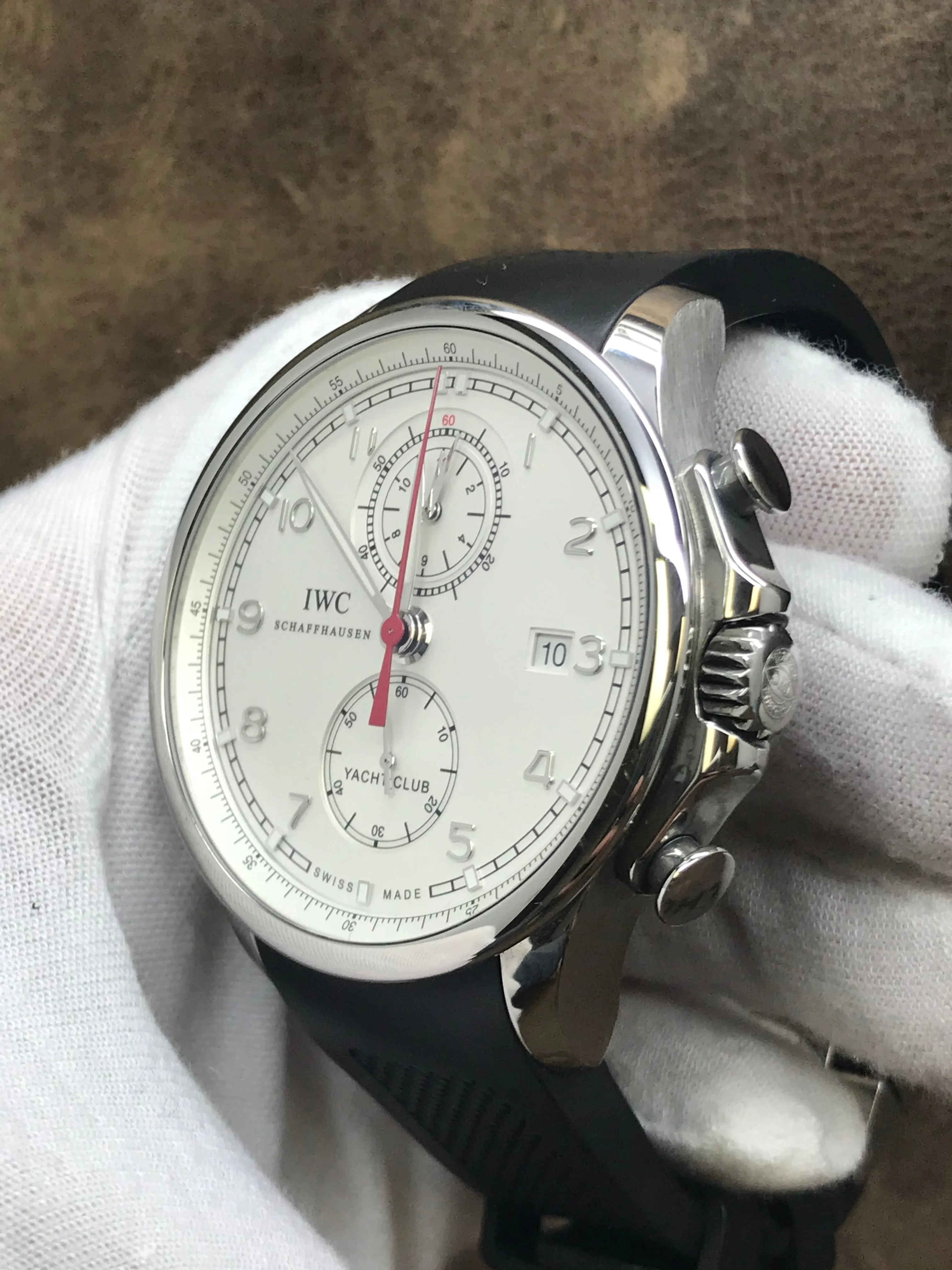 IWC Portuguese Yacht Club Chronograph IW390211 Silver Dial Automatic Men's Watch