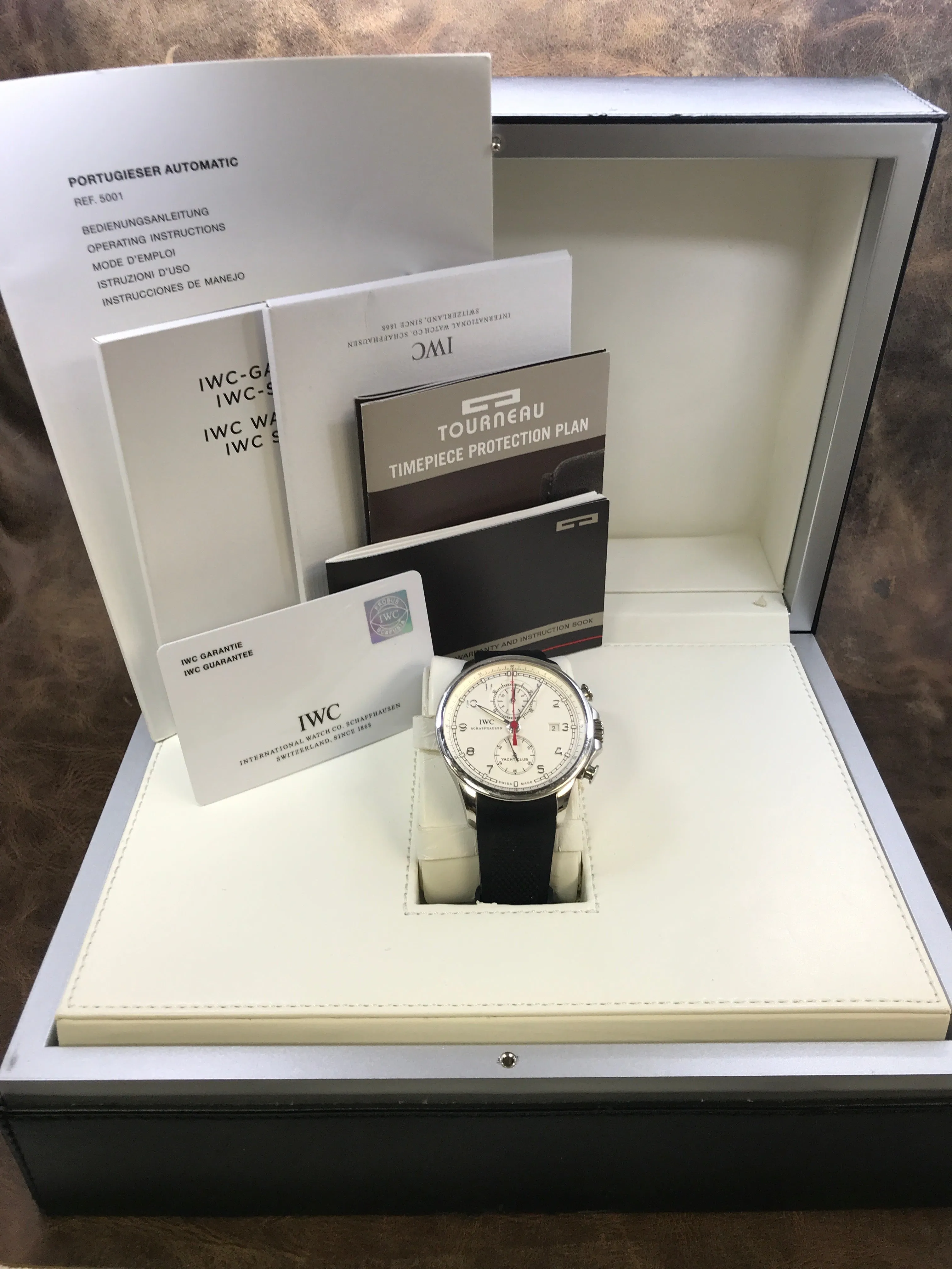 IWC Portuguese Yacht Club Chronograph IW390211 Silver Dial Automatic Men's Watch