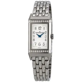 Jaeger LeCoultre Reverso Diamond Silver Dial Ladies Watch Q3288120