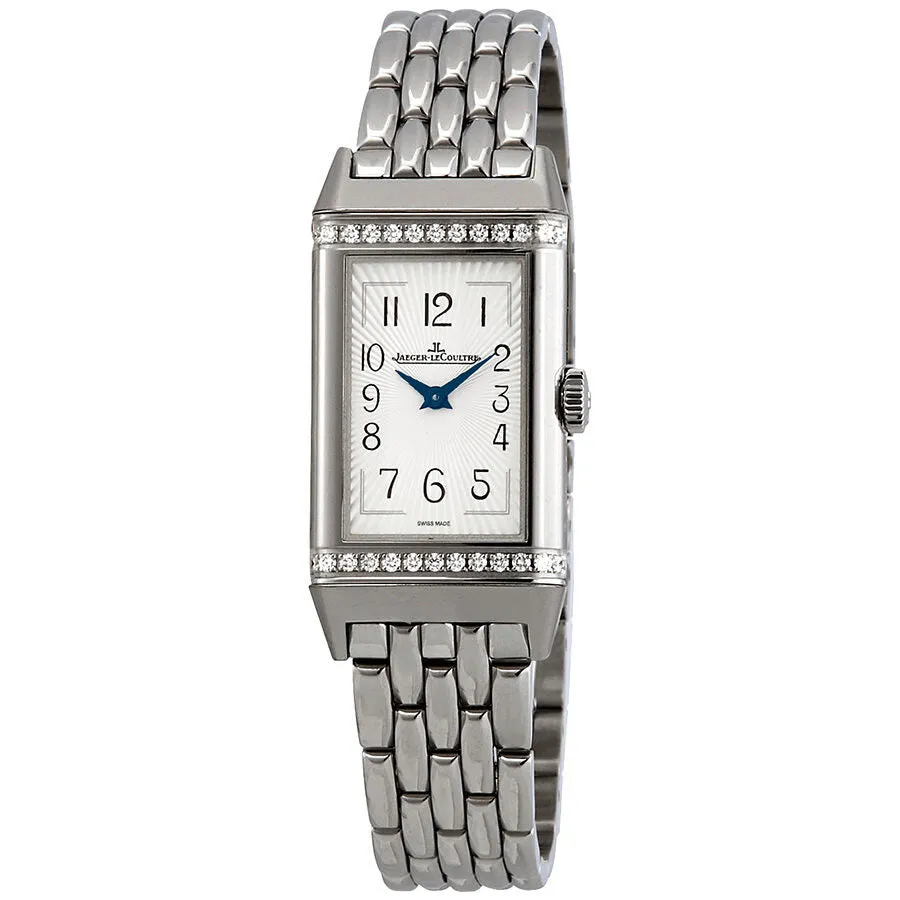 Jaeger LeCoultre Reverso Diamond Silver Dial Ladies Watch Q3288120