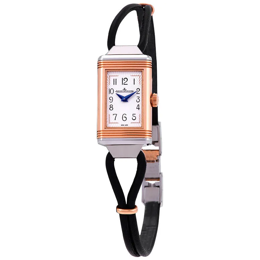 Jaeger LeCoultre Reverso One Cordonnet Ladies Steel and 18K Rose Gold Watch Q3264520