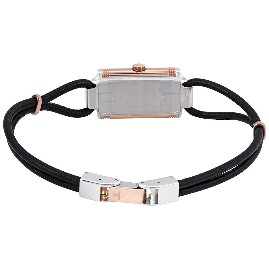 Jaeger LeCoultre Reverso One Cordonnet Ladies Steel and 18K Rose Gold Watch Q3264520